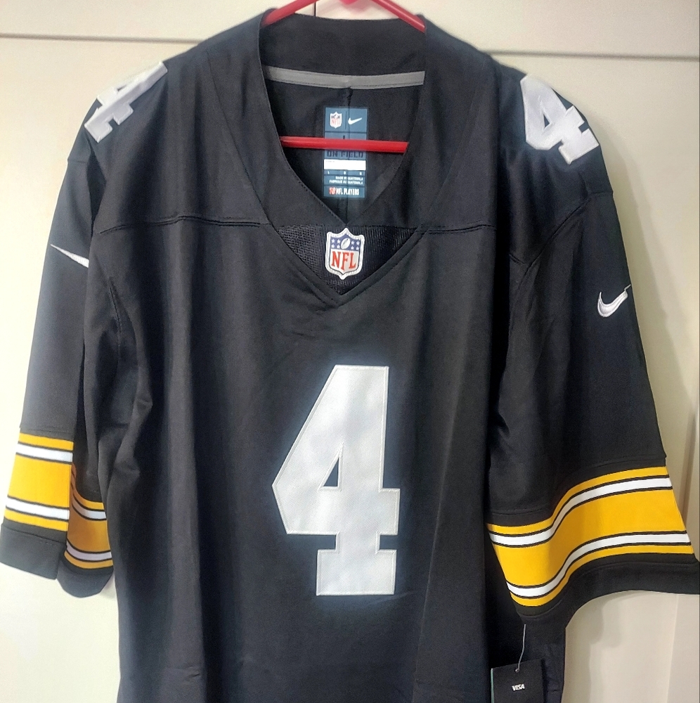 DK Metcalf Pittsburgh Steelers Black Stitched Jersey